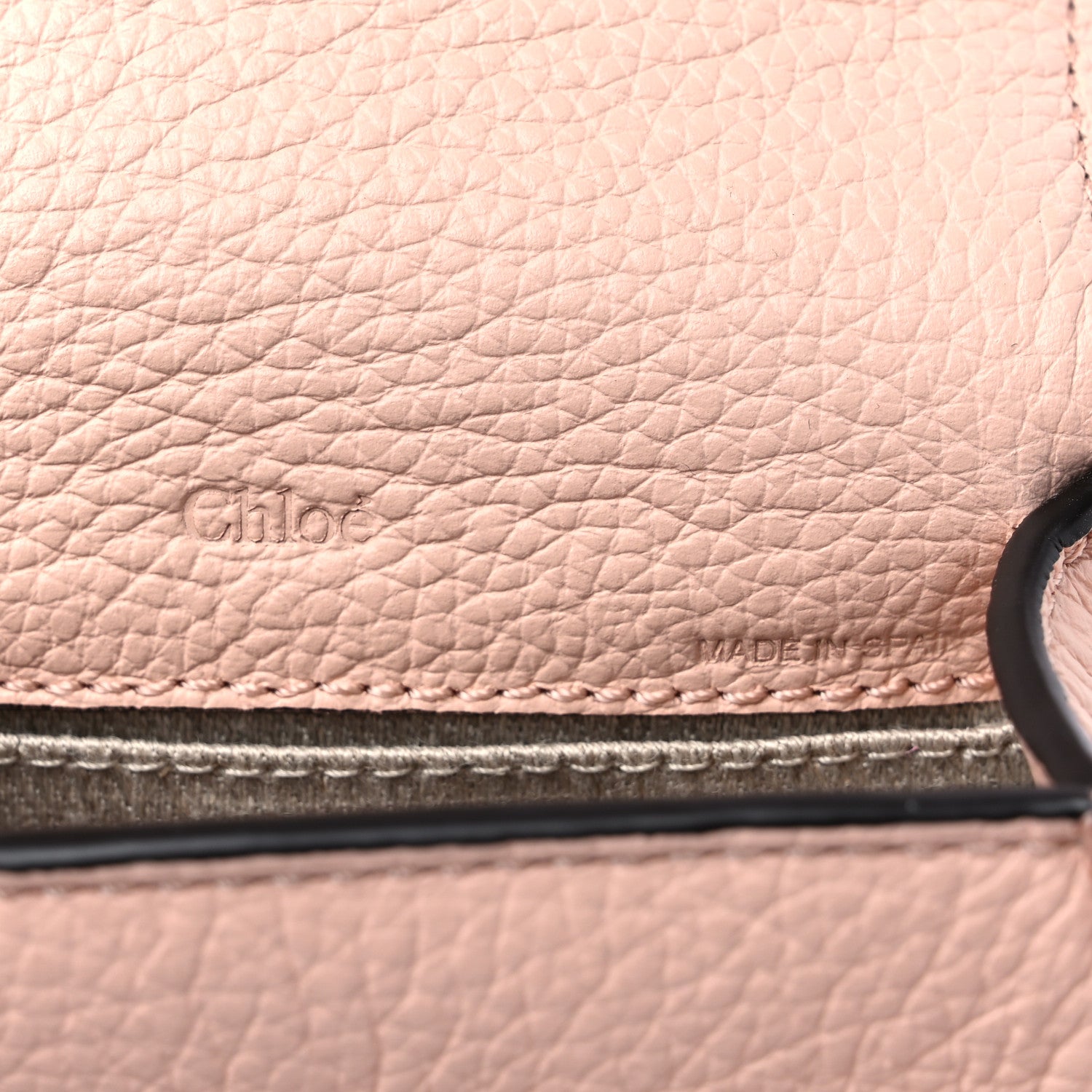 Chloe Calfskin Nano Marcie Saddle Bag Misty Lavender 6 of 8