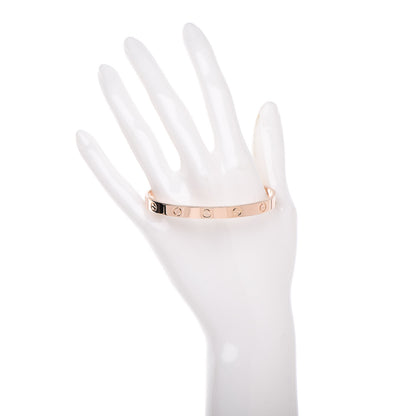 Cartier 18K Pink Gold LOVE Cuff Bracelet 18 2 of 4