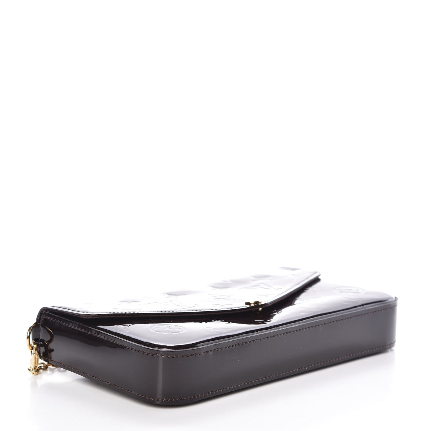 Vernis Pochette Felicie Chain Wallet Amarante