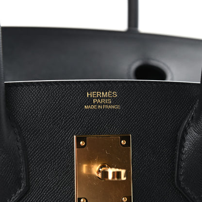 Hermes Madame Calfskin Birkin Sellier 30 Black 6 of 11