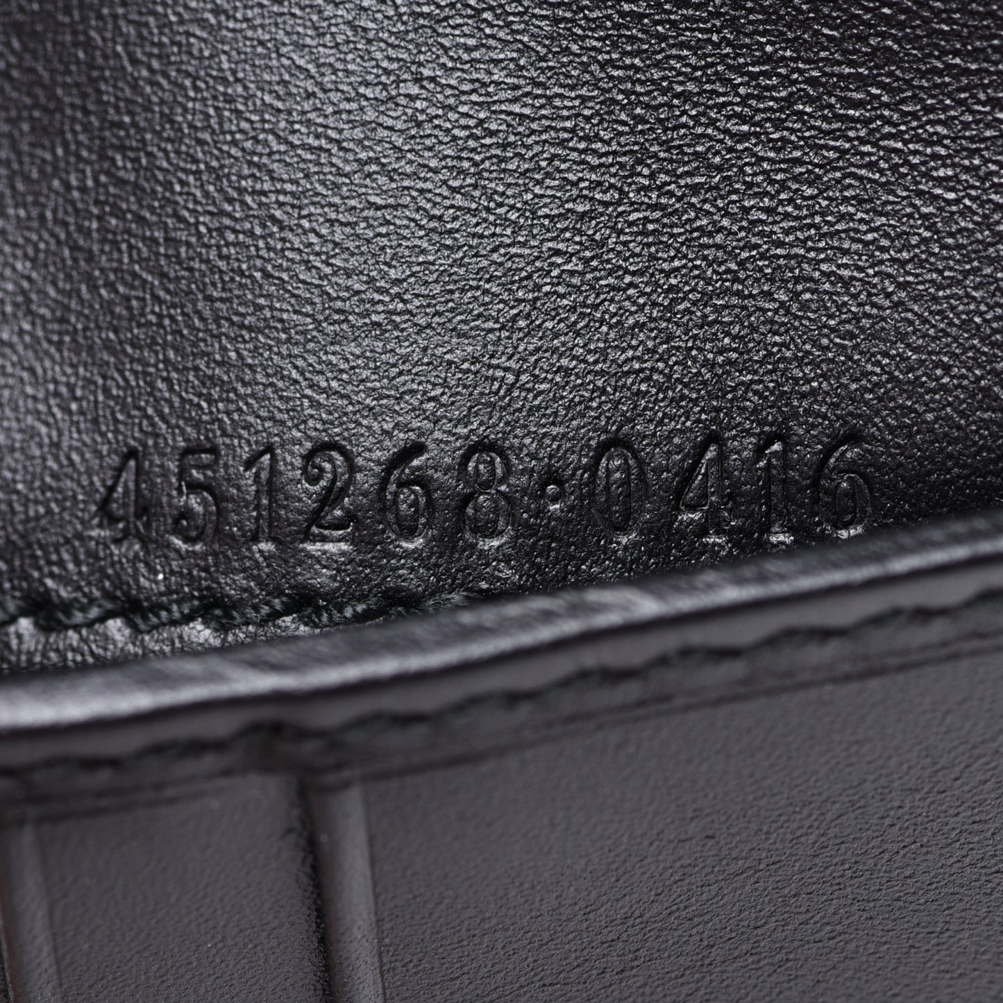 GG Supreme Monogram Selleria Calfskin Tiger Nice Bi-Fold Wallet Beige Ebony Multicolor Black