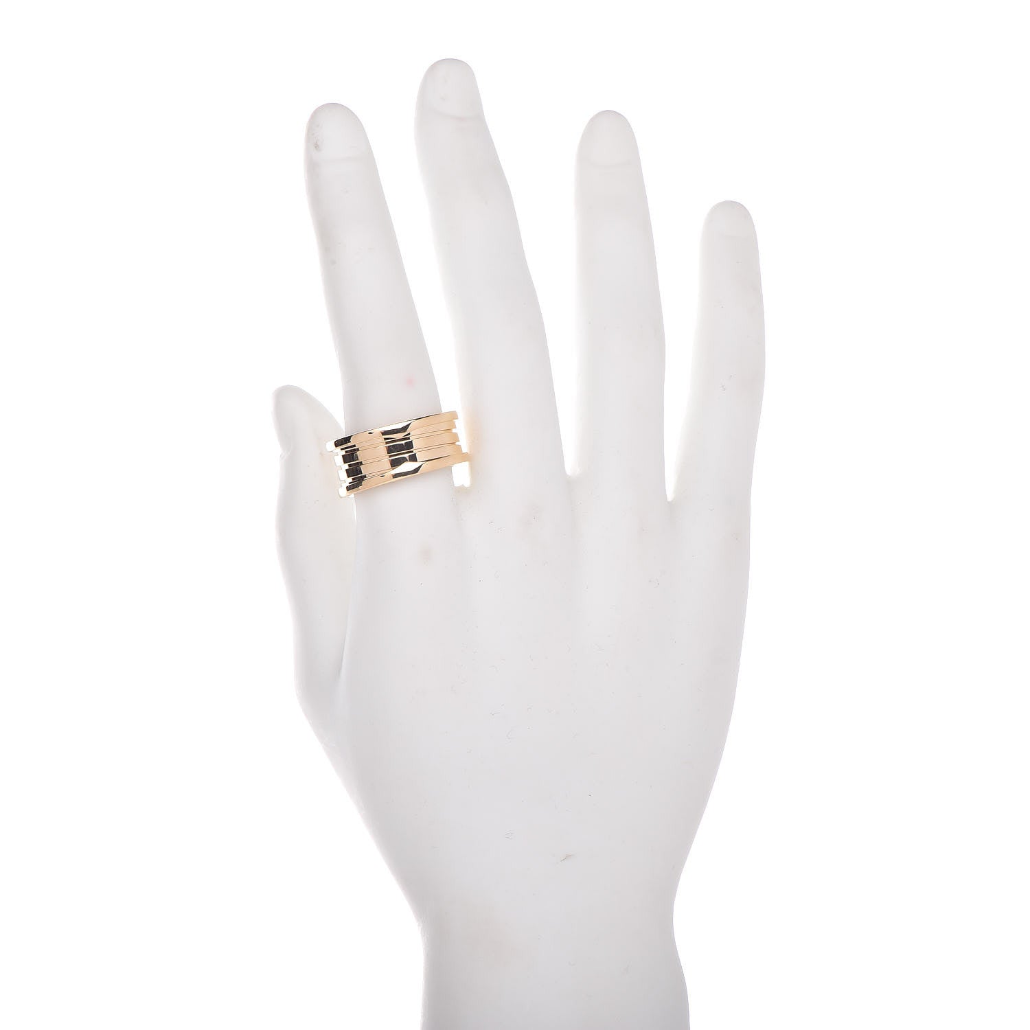 Bulgari 18K Yellow Gold B.Zero1 Four-Band Ring 67 12 2 of 6