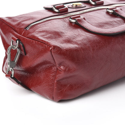 Gucci Fluffy Calfskin Morpheus Convertible Backpack Red 8 of 8