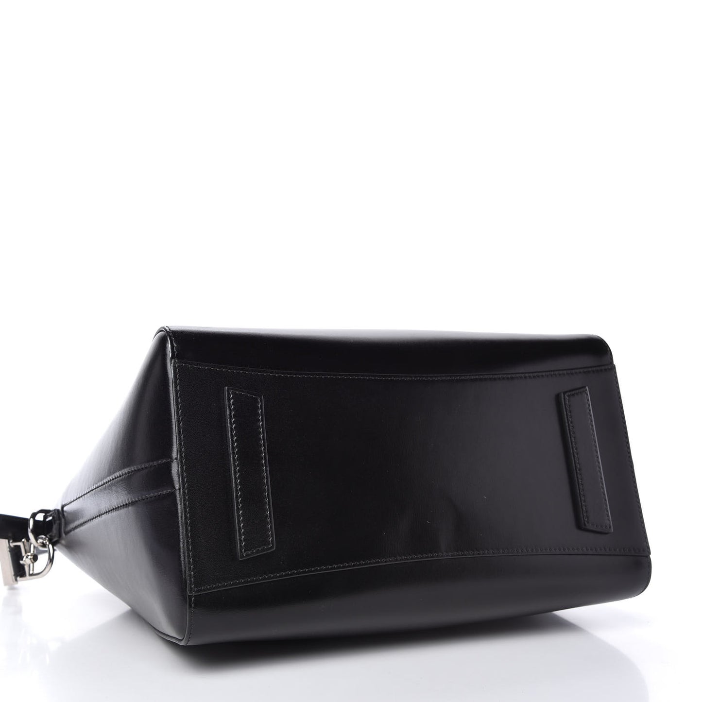 Shiny Lord Calfskin Medium Antigona Black