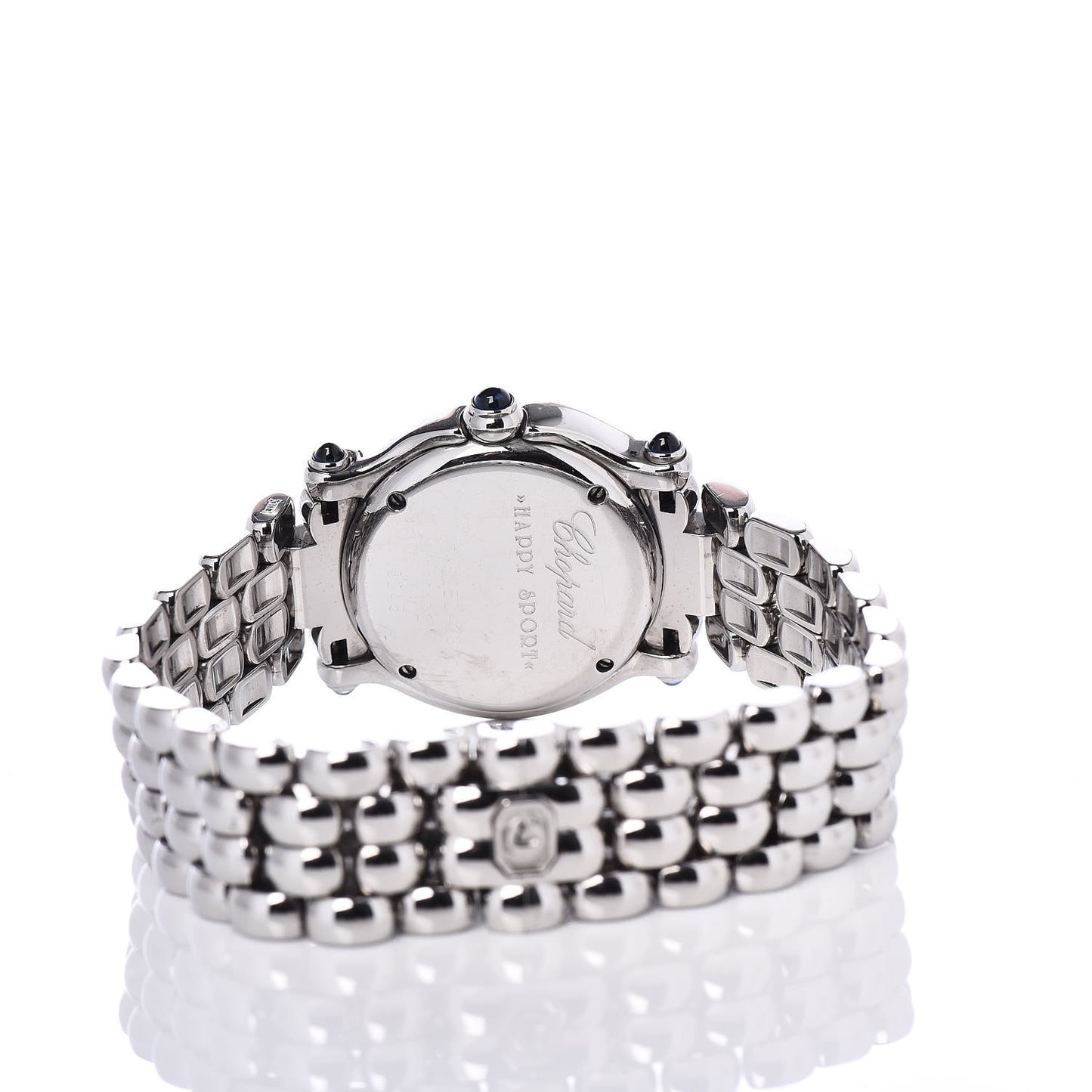 Stainless Steel Diamond 26mm Happy Sport Moon Star Quartz Watch Orange