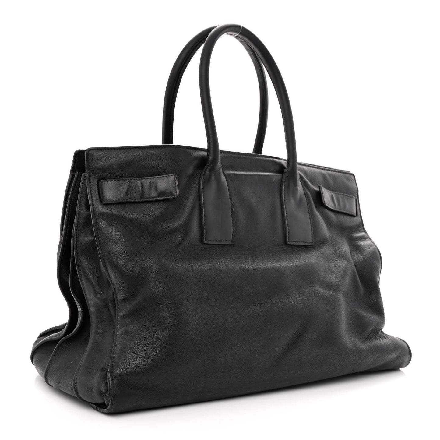 Calfskin Large Sac de Jour Carryall Black