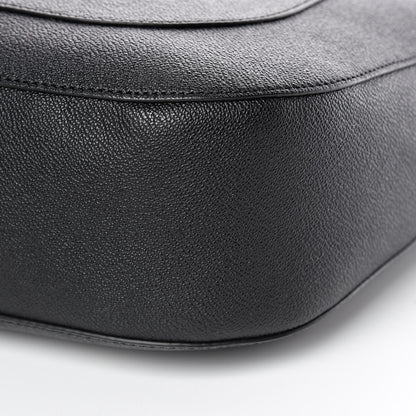Burberry Grainy Calfskin Small Elmstone Hobo Black 6 of 10