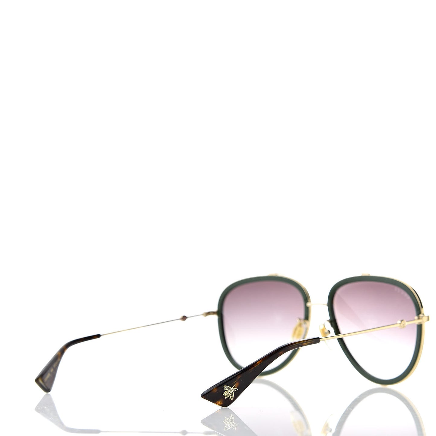 Web Aviator Sunglasses GG0062S Green Red