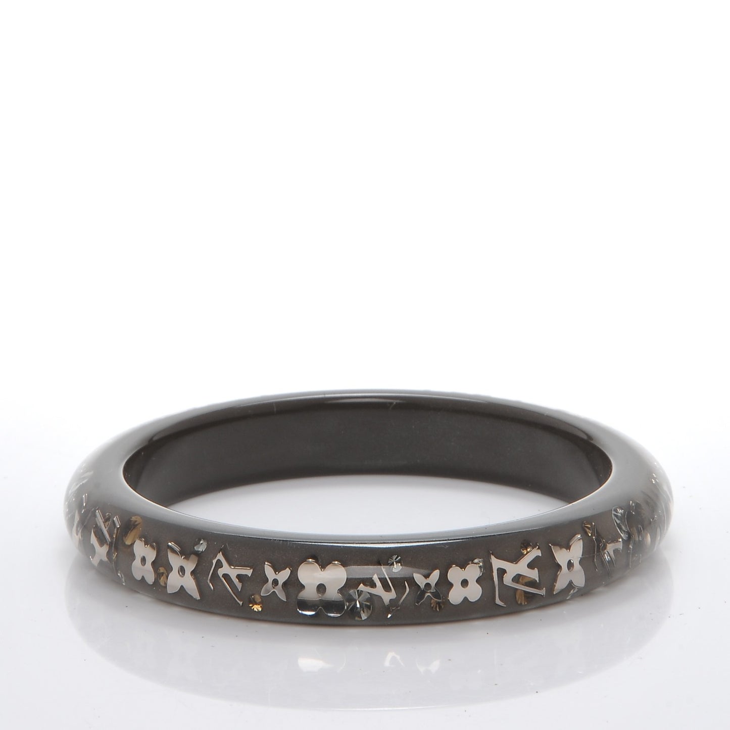 Resin Swarovski Small Inclusion Bracelet PM Grey