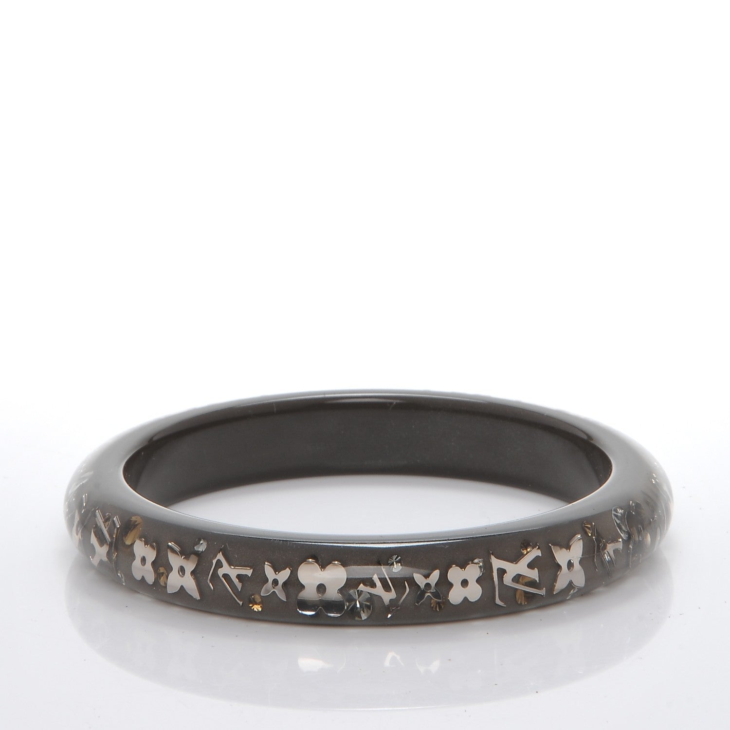 Louis Vuitton Resin Swarovski Small Inclusion Bracelet PM Grey 3 of 5