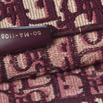 Christian Dior Oblique Large Book Tote Burgundy Multicolor 7 of 11