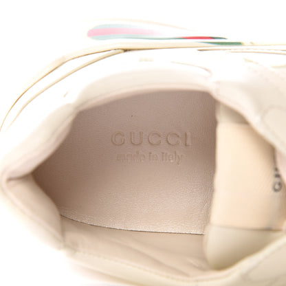 Gucci Calfskin Logo Womens Rhyton Sneakers 38 Ivory 7 of 9