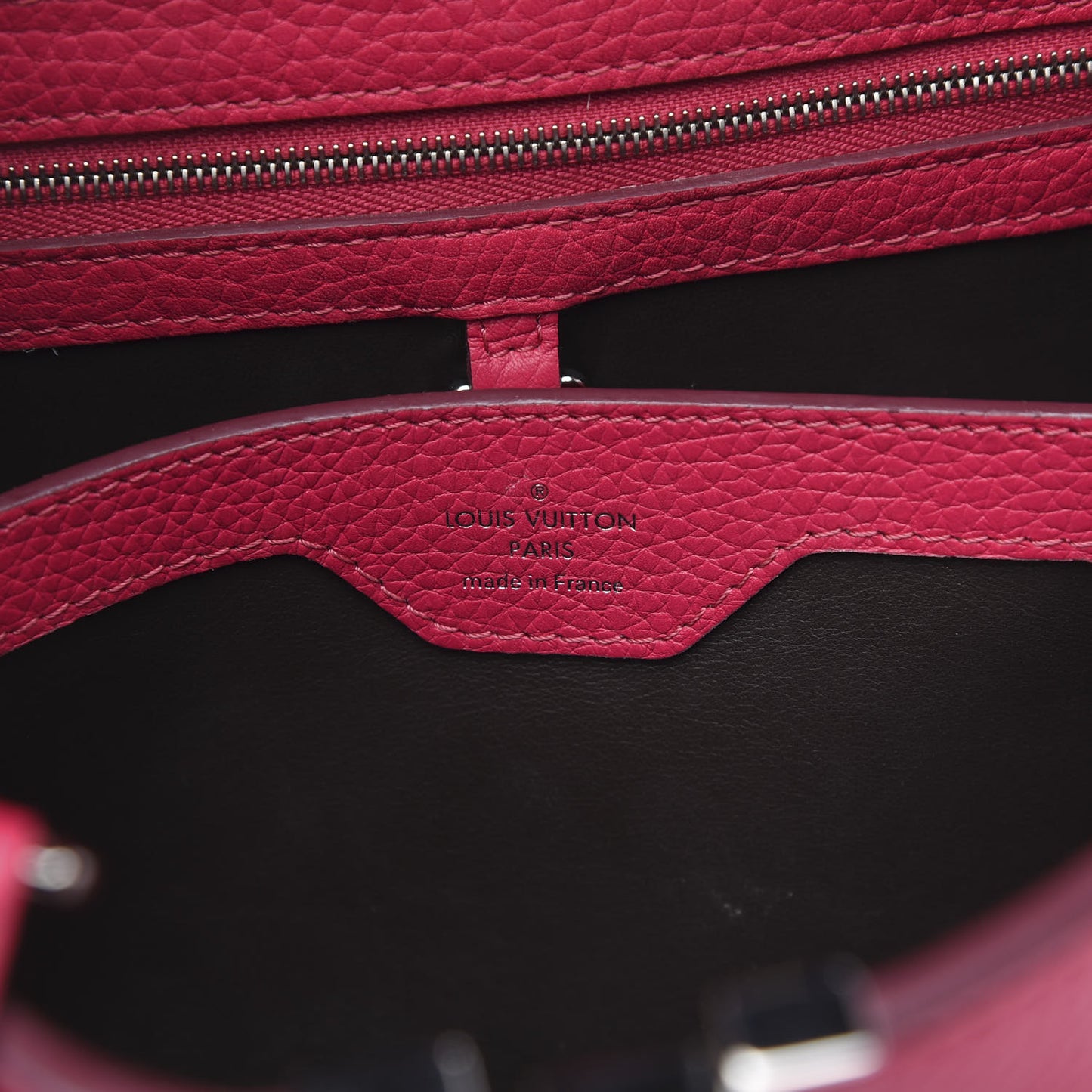 Taurillon Capucines BB Fuchsia