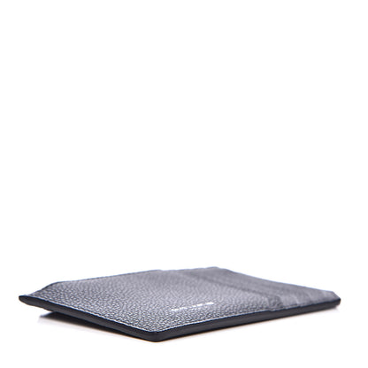 Saint Laurent Grained Calfskin 5 Fragments Zip Pouch Card Holder Black 4 of 8