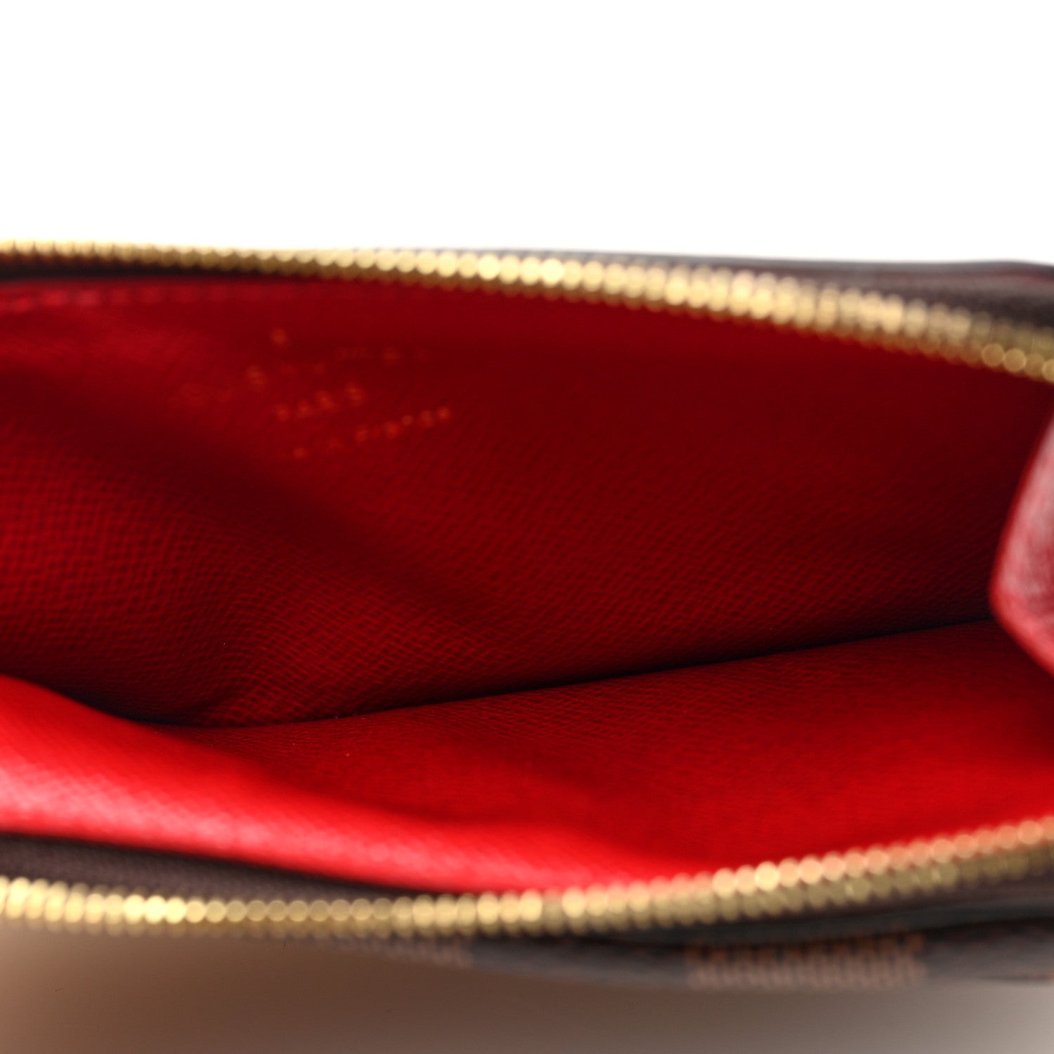 Louis Vuitton Damier Ebene Recto Verso Card Holder Red 5 of 7