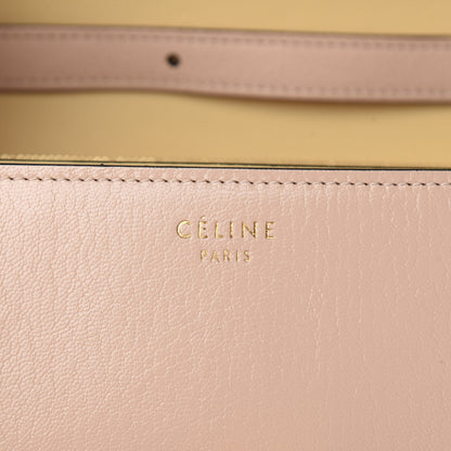 Celine Shiny Goatskin Medium Classic Box Flap Bag Blush 13 of 15