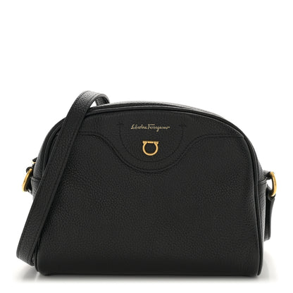 Salvatore Ferragamo Calfskin Travel Camera Crossbody Bag Black 1 of 12