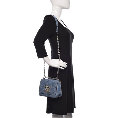 Louis Vuitton Epi Twist Shoulder Bag MM Denim Light 2 of 11