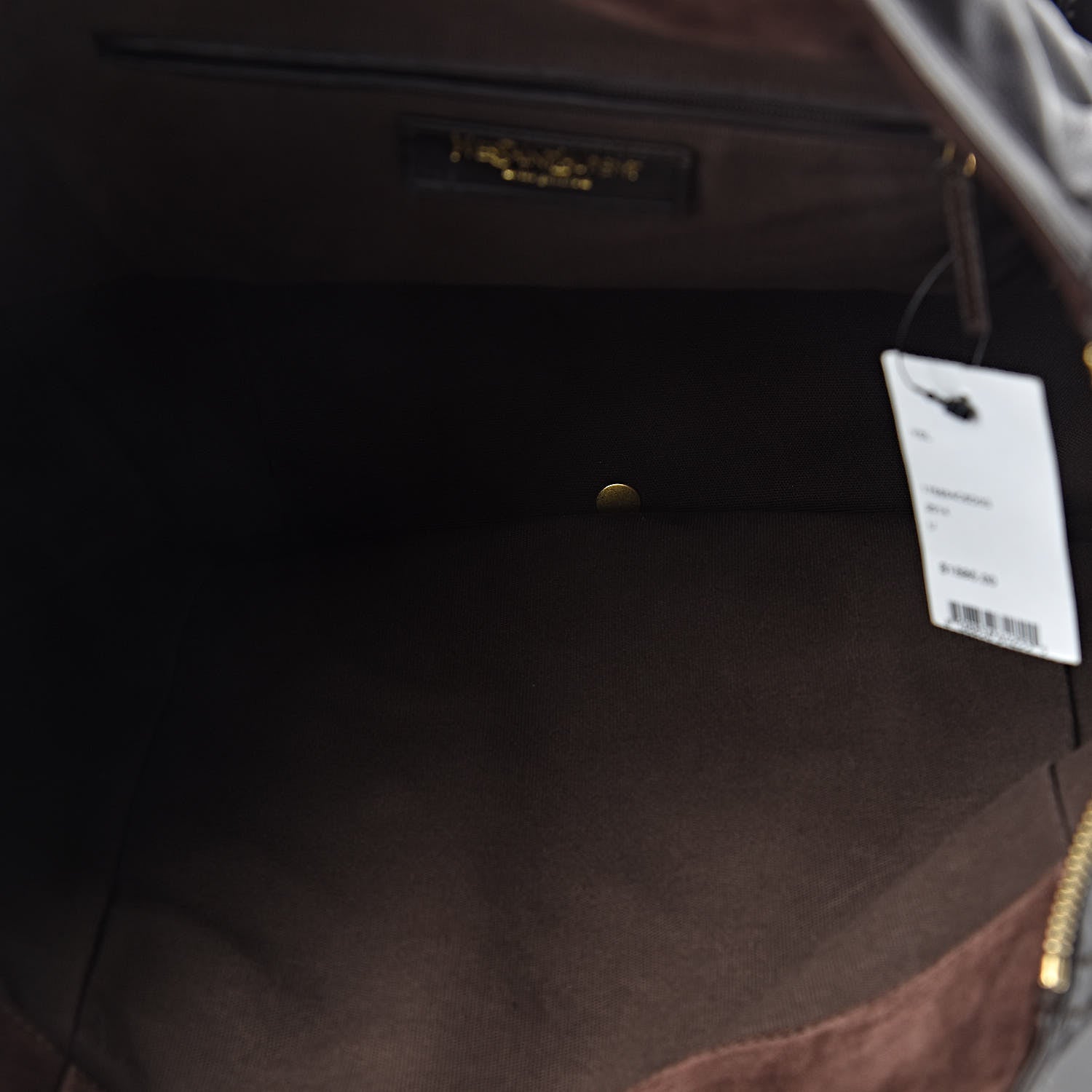 Saint Laurent Calfskin Medium Downtown Brown 5 of 10