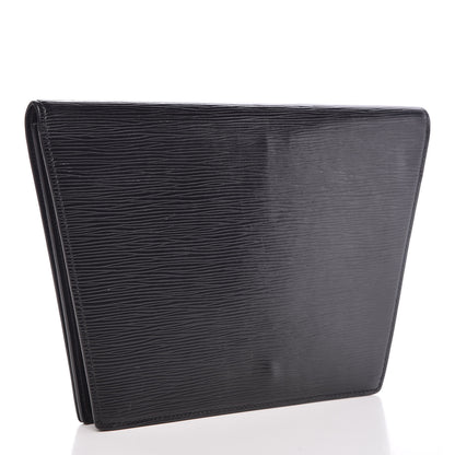 Louis Vuitton Epi Pochette Trapeze Black 3 of 14