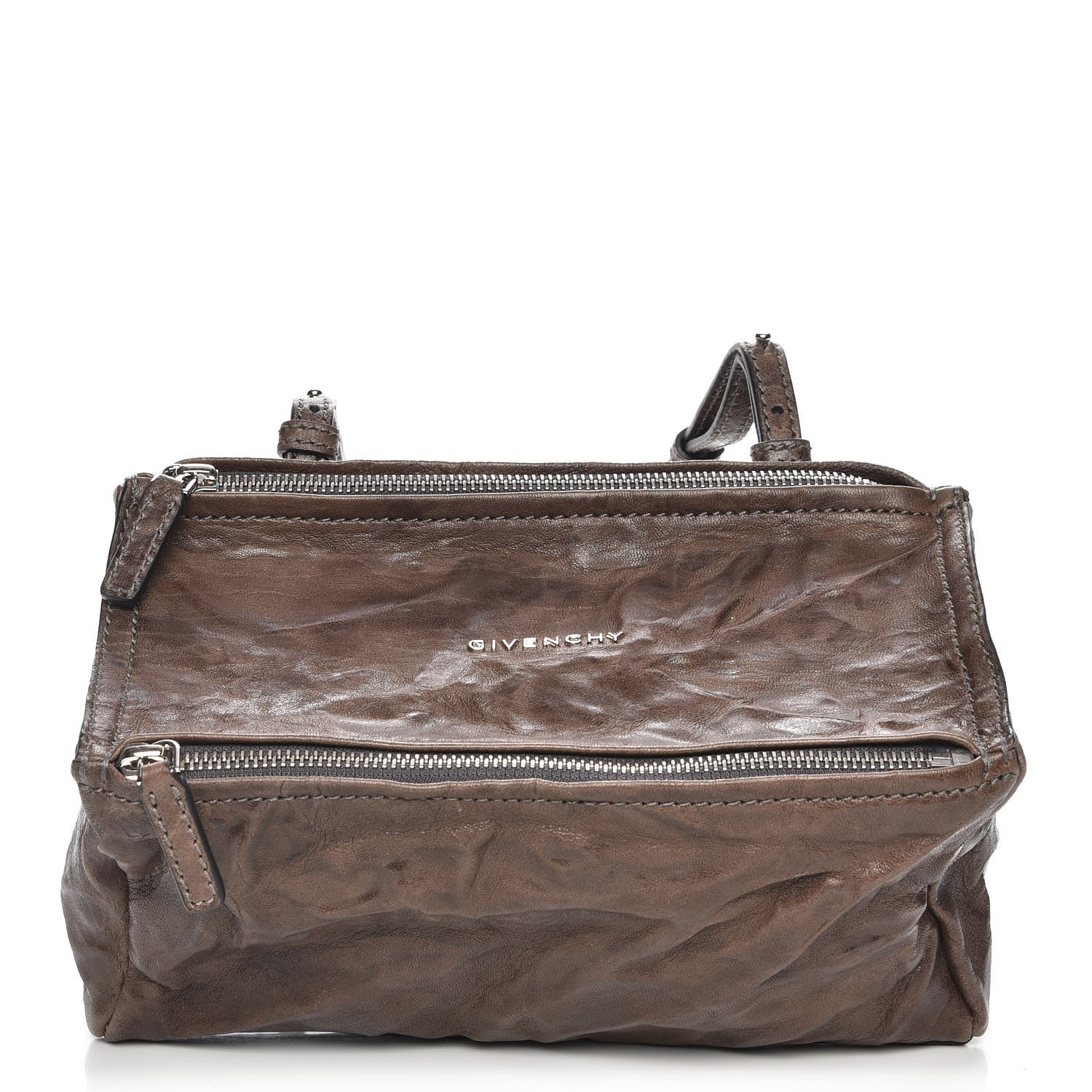 Givenchy Tumbled Sheepskin Mini Pandora Charcoal 1 of 7