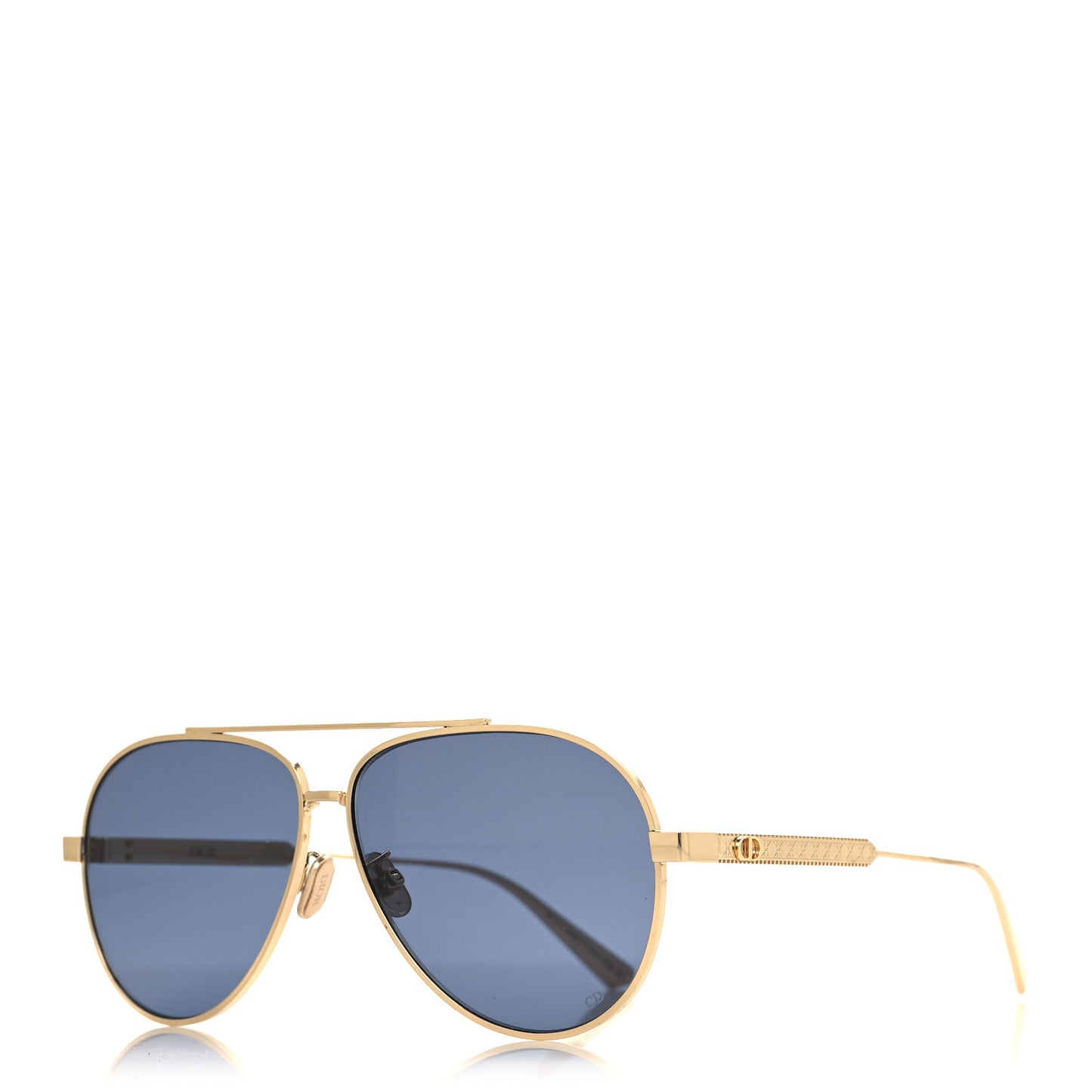 DiorCannage A1U Metal Sunglasses Gold