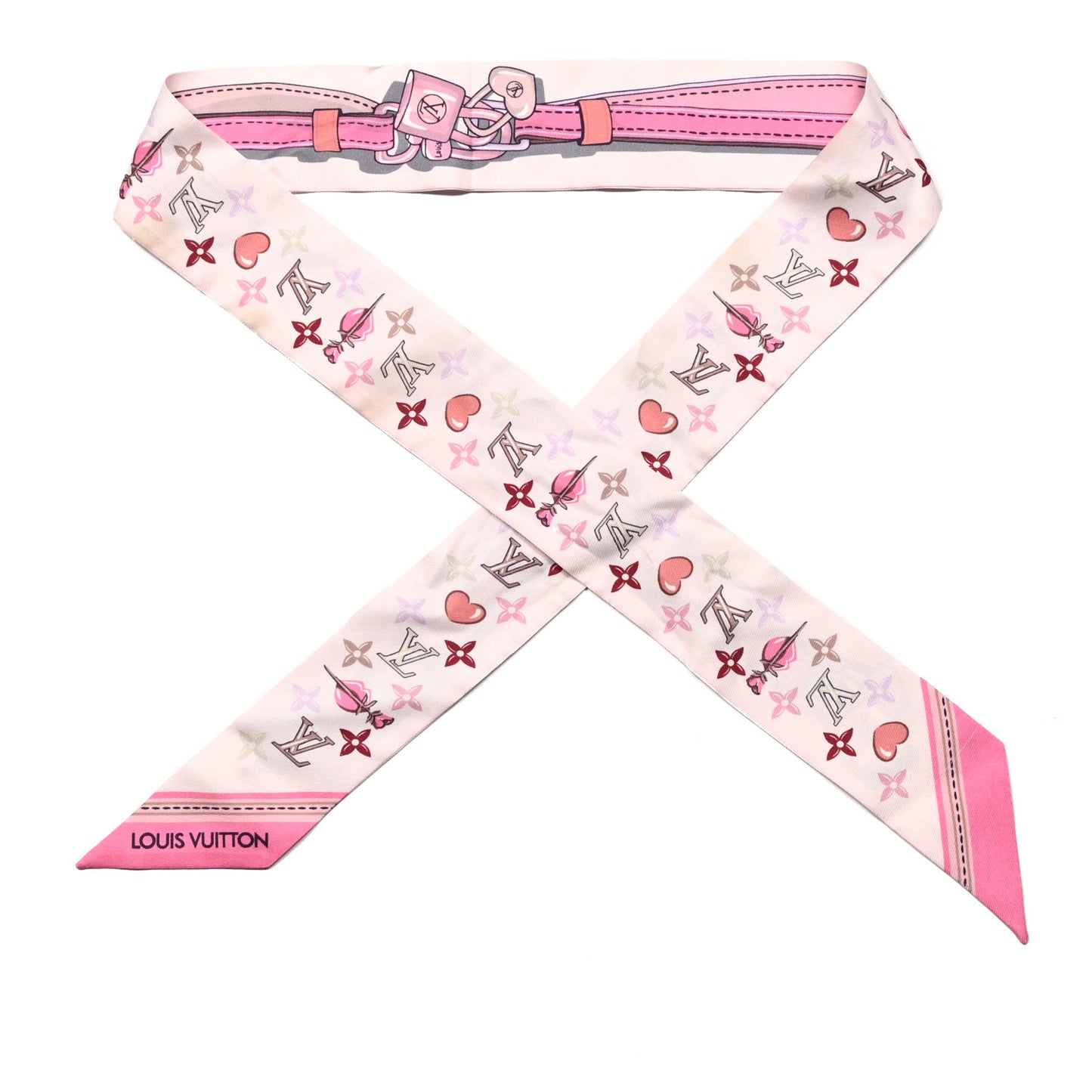 Silk Monogram A la Folie BB Bandeau Light Pink