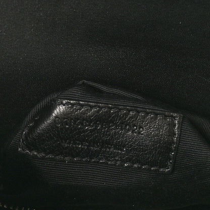 Saint Laurent Lizard Le Fermoir Top Handle Bag Small Black 7 of 9