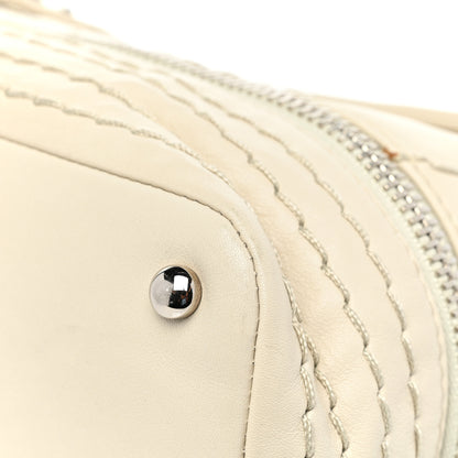 Chanel Calfskin Stitched Large Expandable Flap Bag White 16 of 21