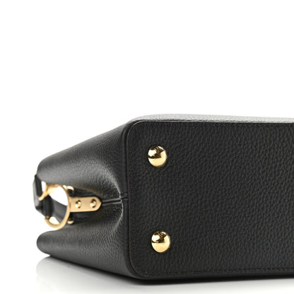 Louis Vuitton Taurillon Capucines PM Black 8 of 9