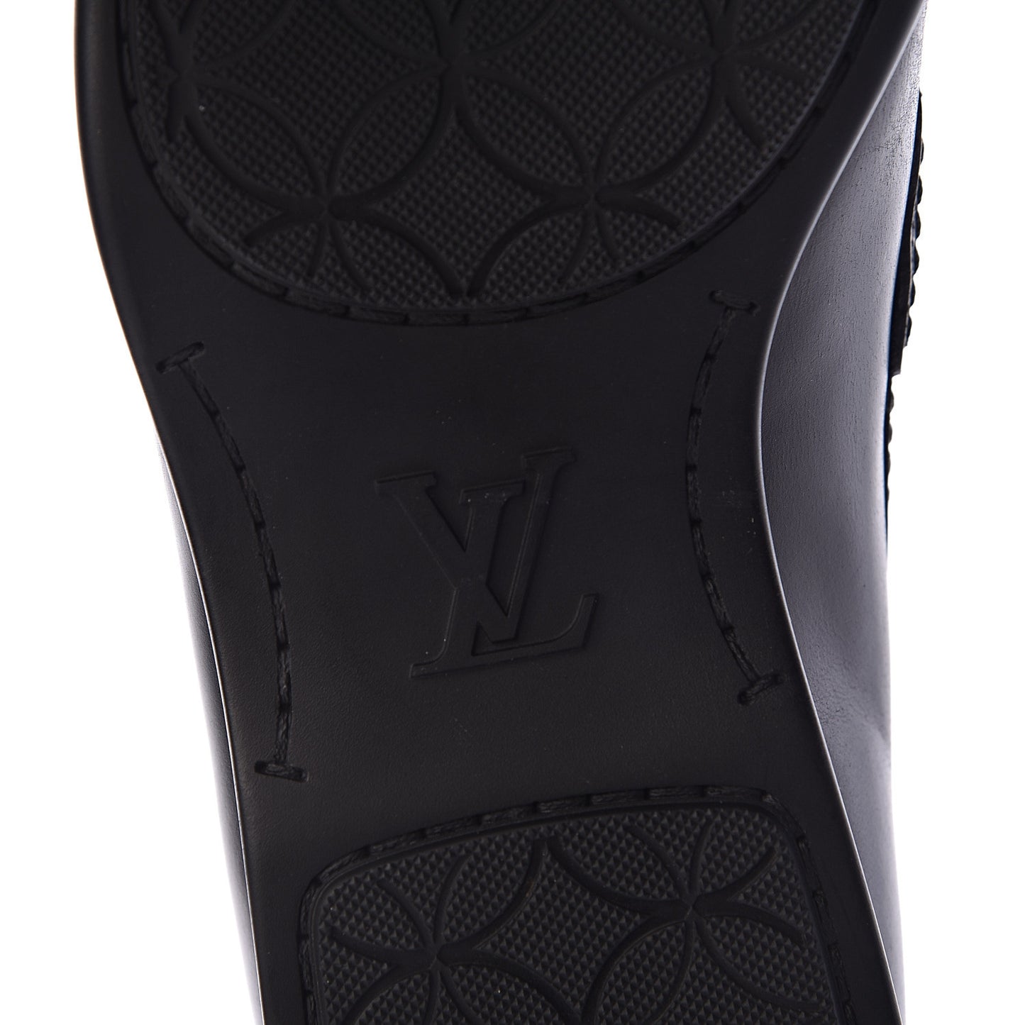 Calfskin Mens Loafers 7 Black