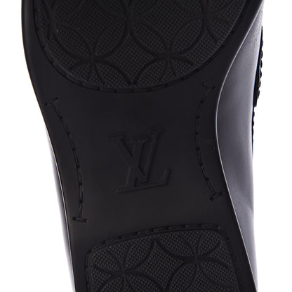 Louis Vuitton Calfskin Mens Loafers 7 Black 9 of 11