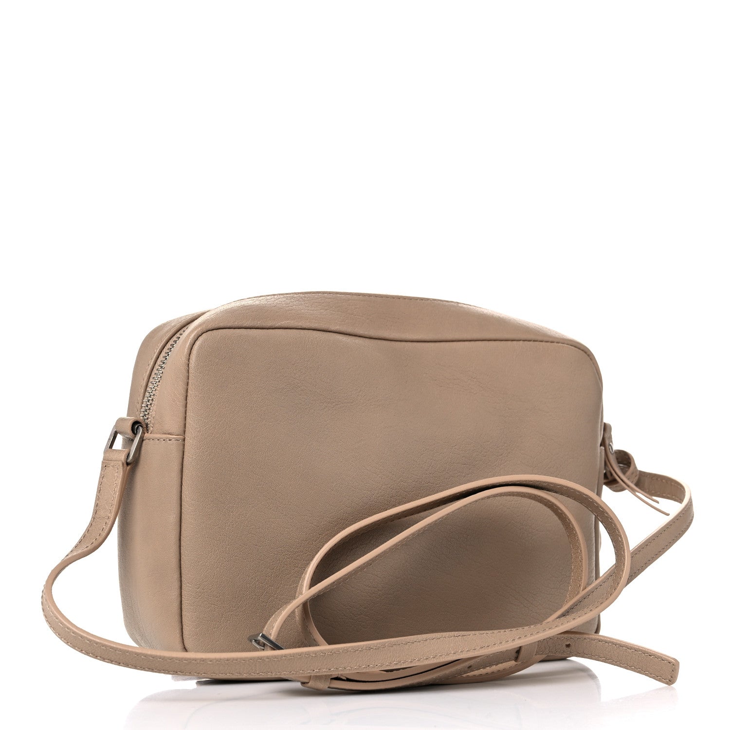 Saint Laurent Lambskin Monogram Small Lou Camera Bag Dark Beige 3 of 14