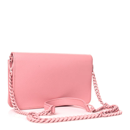 Prada Saffiano Lux Crossbody Bag Petalo 3 of 10