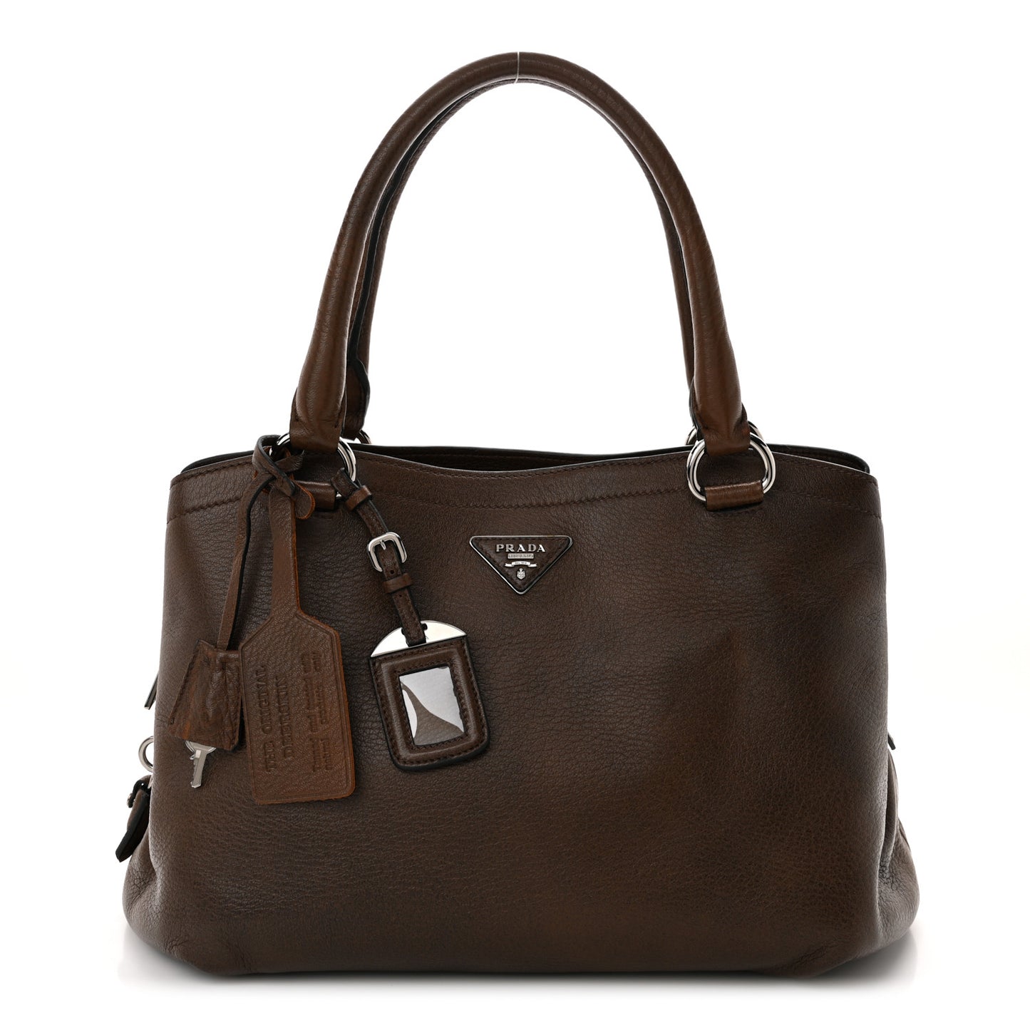 Cervo Deerskin Tote Bruciato