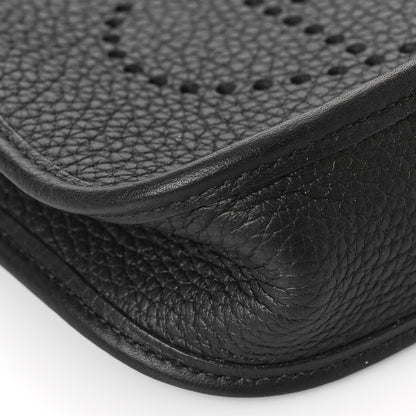 Hermes Taurillon Clemence Evelyne TPM Black 7 of 9