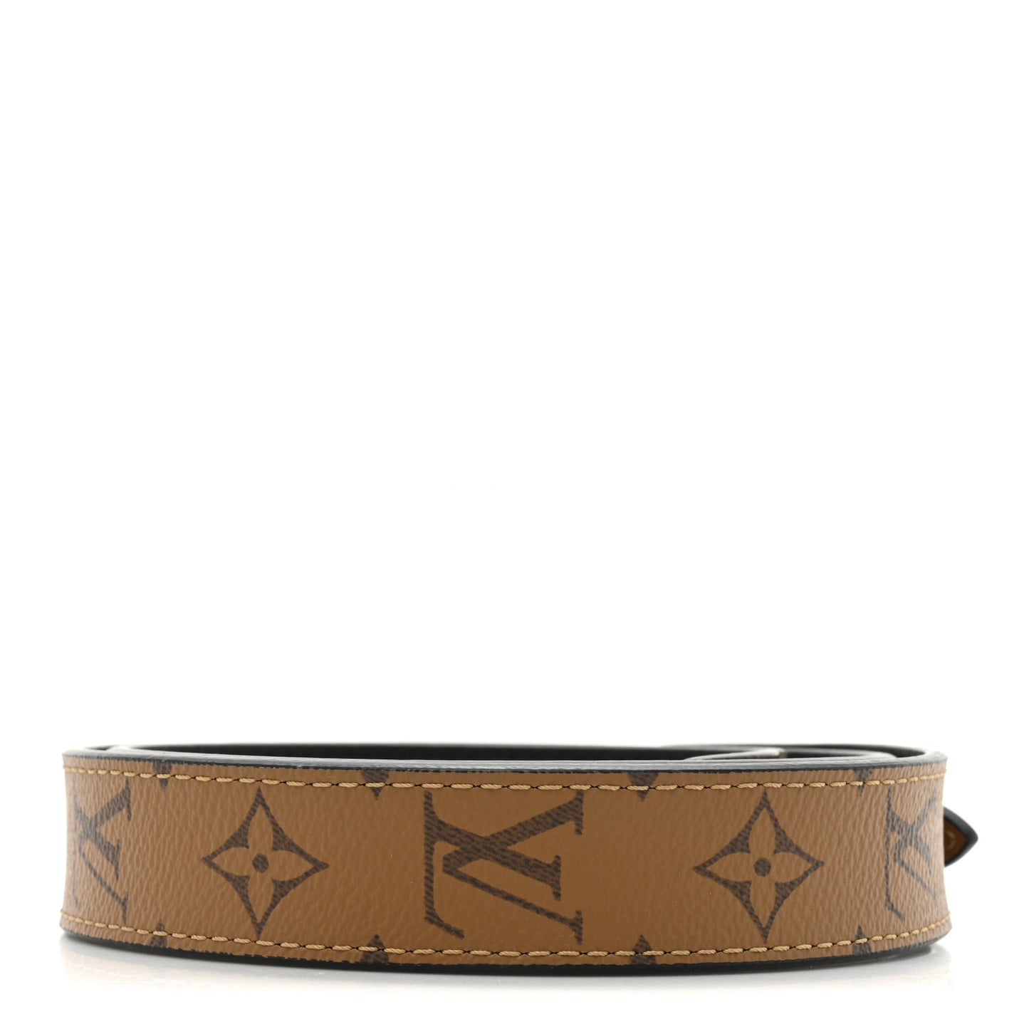 Reverse Monogram Bandouliere Shoulder Strap XL Black