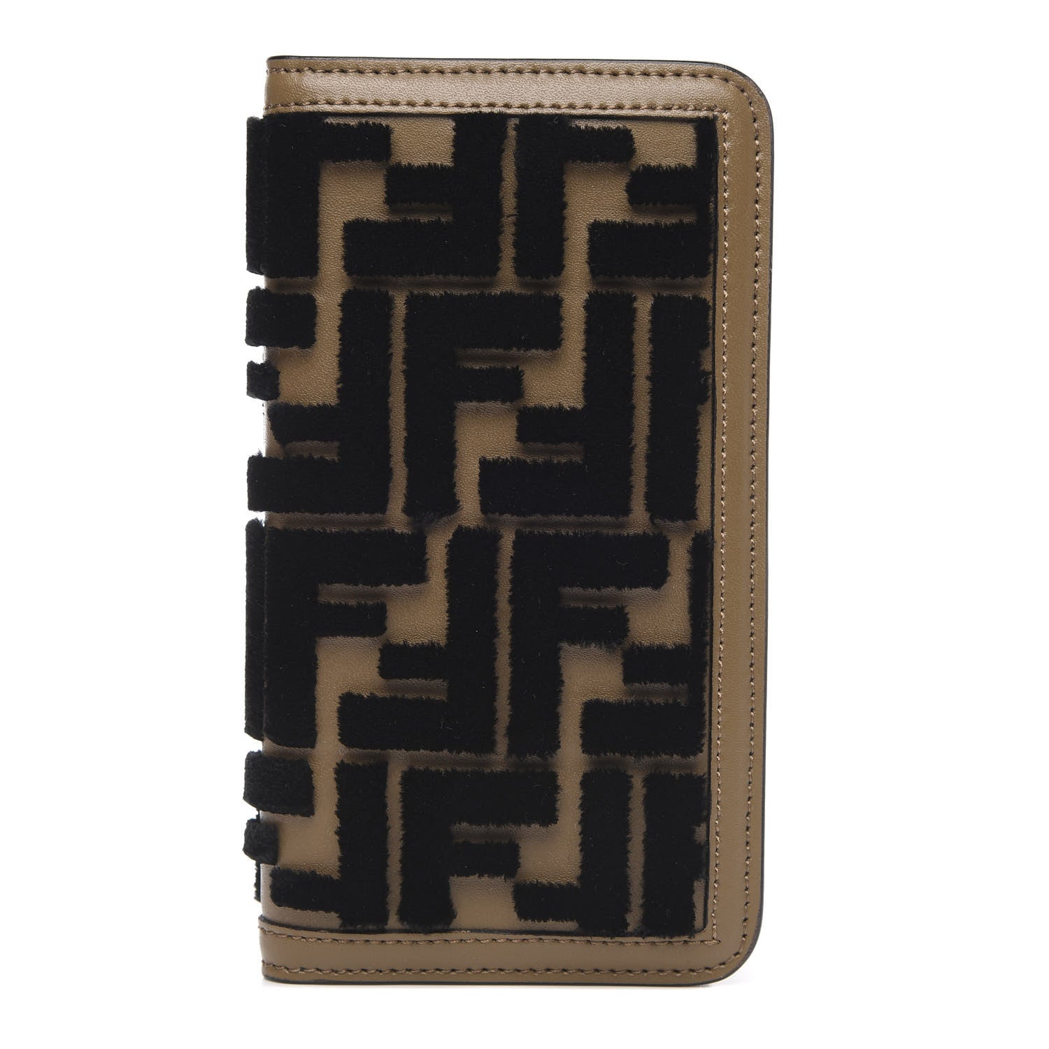 Fendi Calfskin FF Reloaded IPhone X Case Maya Black 1 of 7