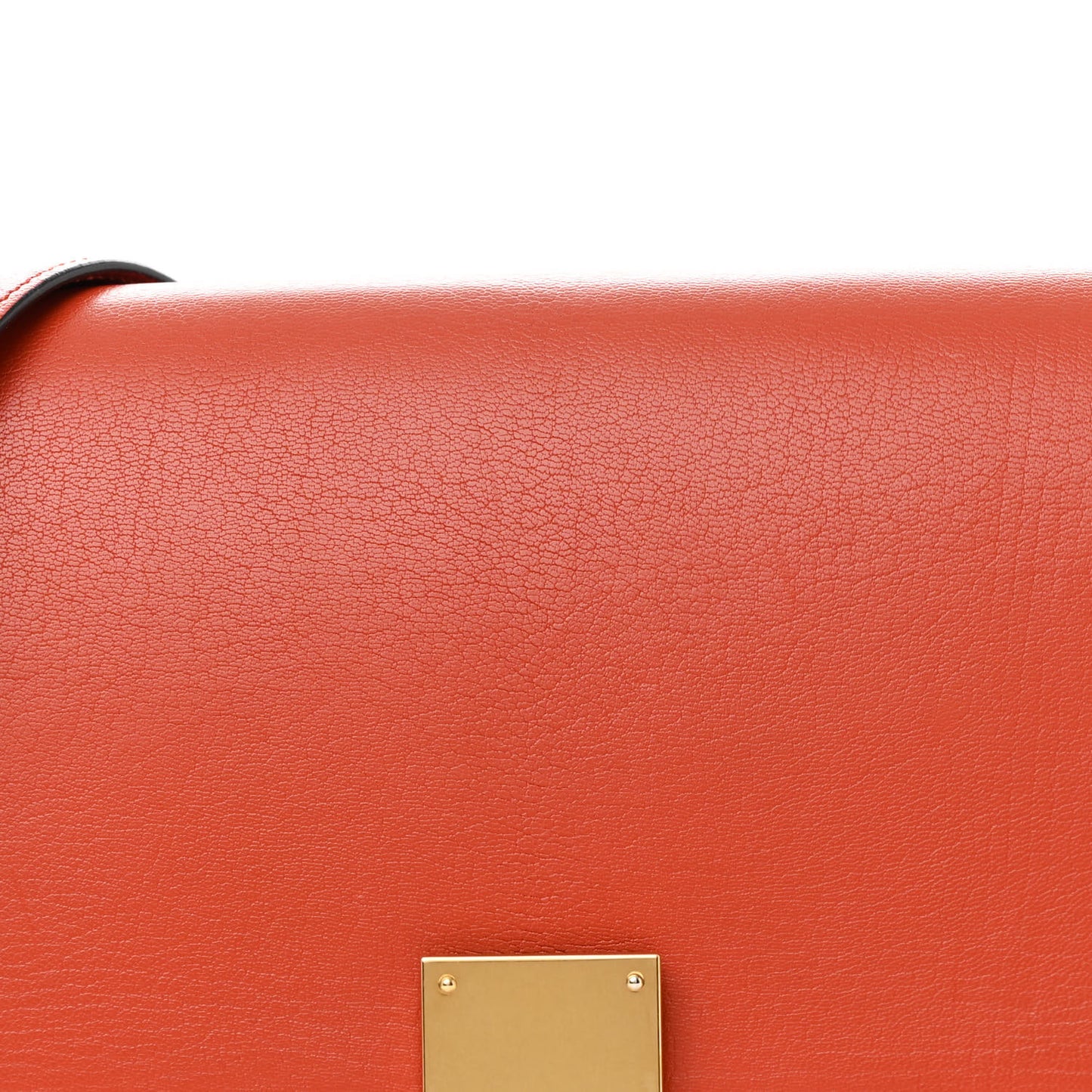 Goatskin Medium Classic Box Flap Bag Cinnamon