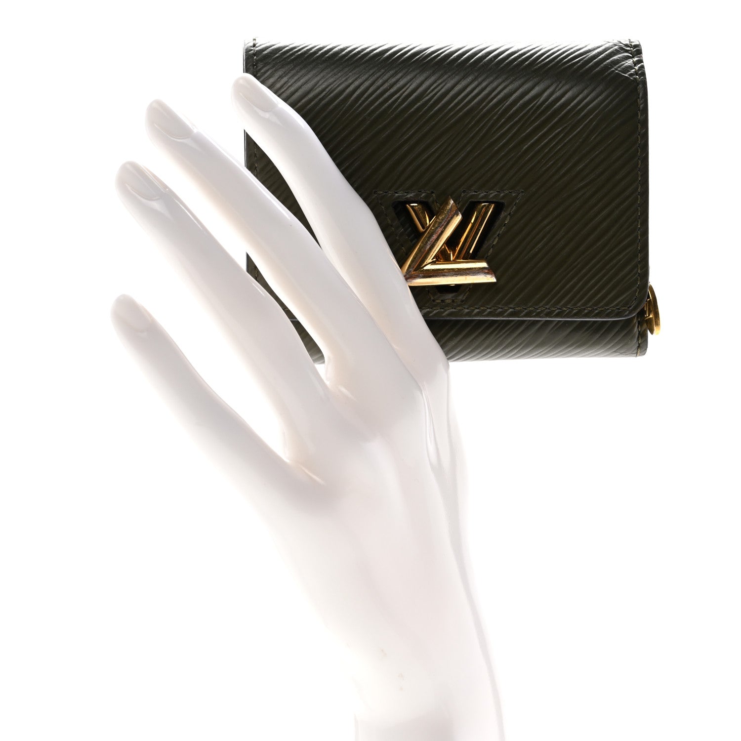 Louis Vuitton Epi Twist XS Wallet Kaki 2 of 8