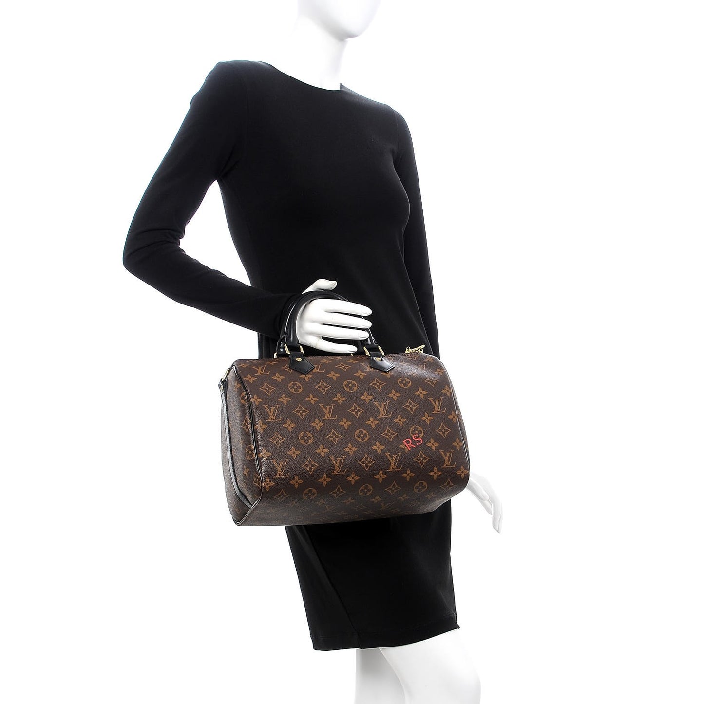 Monogram My World Tour Speedy Bandouliere 30 Black