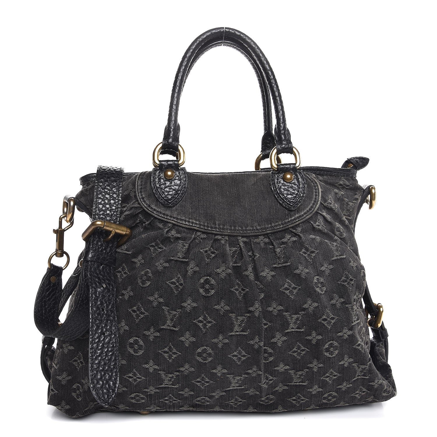 Louis Vuitton Denim Neo Cabby GM Black 1 of 8
