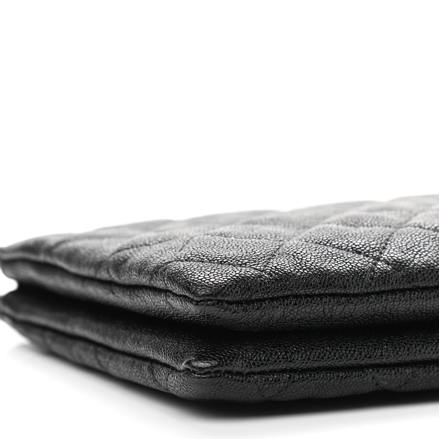 Chanel Caviar Quilted Small Zipped Boy Pouch Black 7 of 9