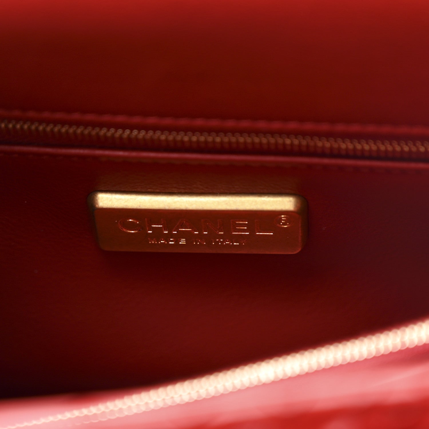 Chanel Snakeskin Small Coco Handle Flap Red 7 of 12