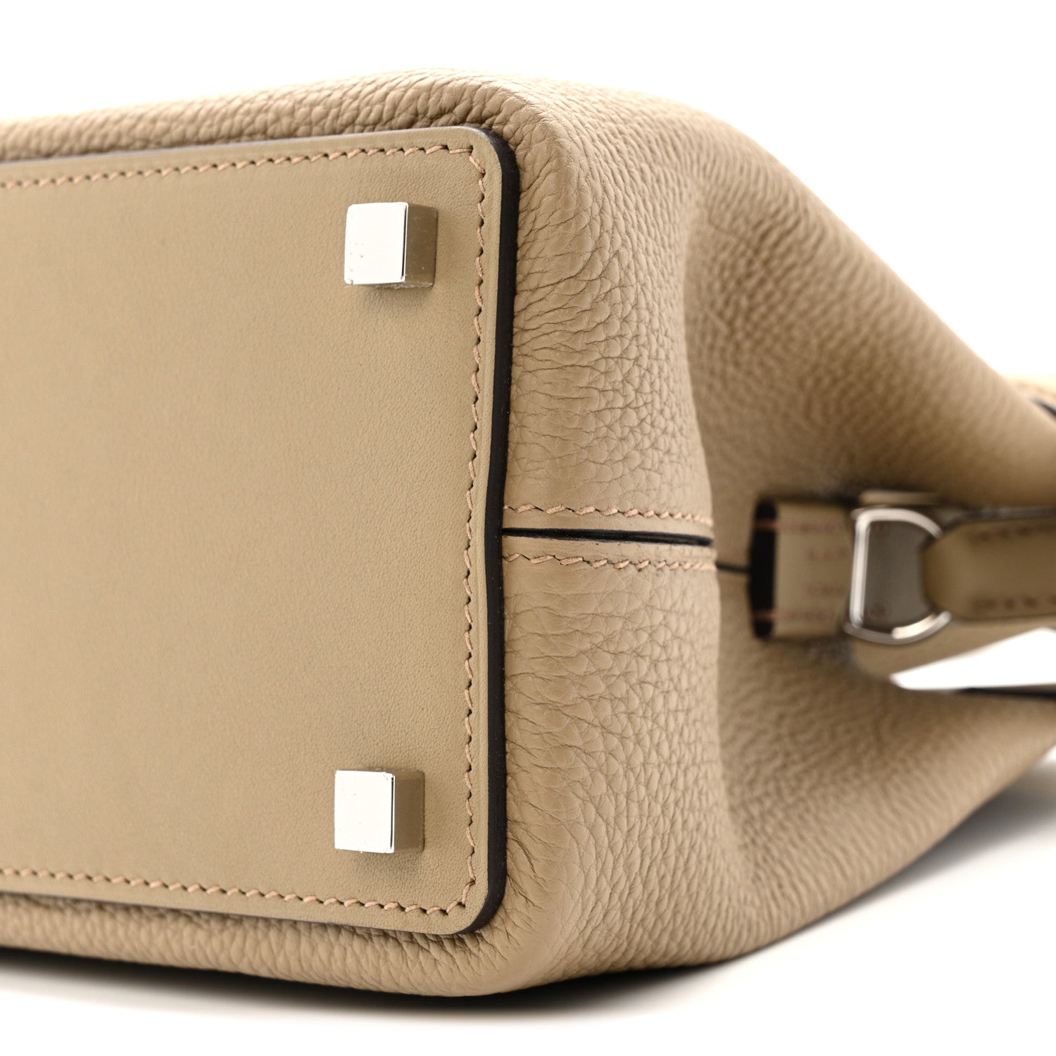 Hermes Togo Swift Medor Bag Beige Marfa 10 of 11