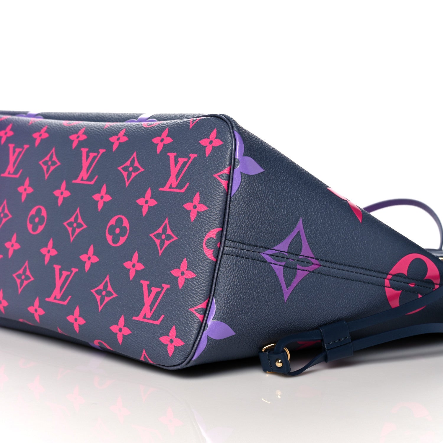 Louis Vuitton Monogram Giant Spring In The City Neverfull MM Midnight Fuchsia 7 of 7