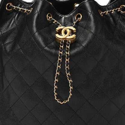 Chanel Caviar Quilted Medium Chanel 25 Handbag Black 9 of 11