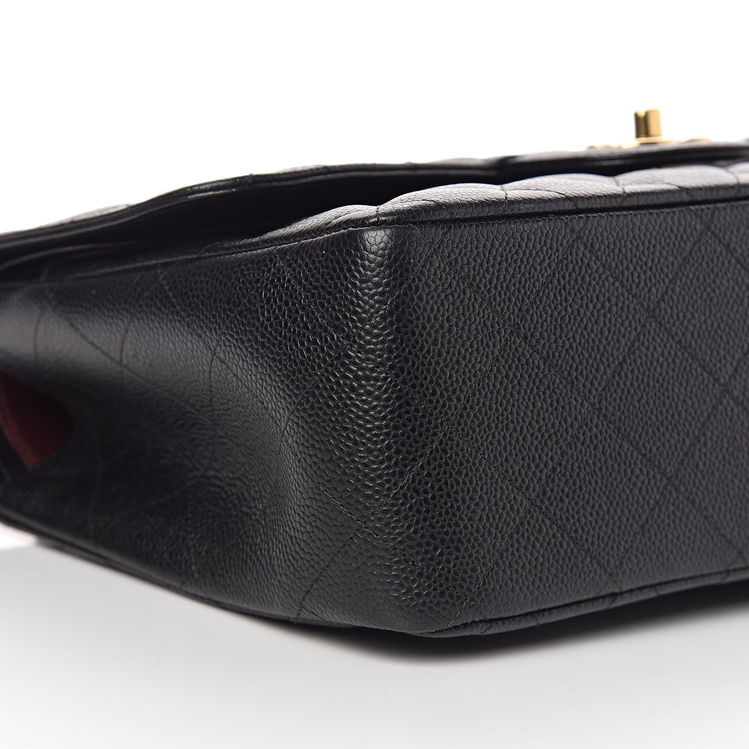 Chanel Caviar Quilted Jumbo Double Flap Black 6 of 10
