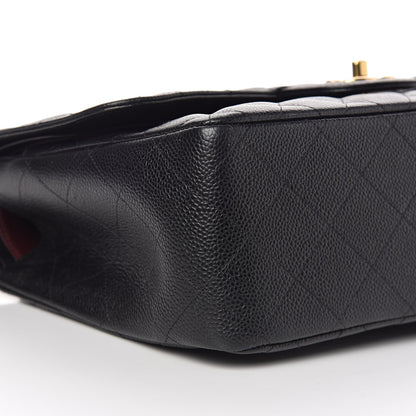 Chanel Caviar Quilted Jumbo Double Flap Black 6 of 10