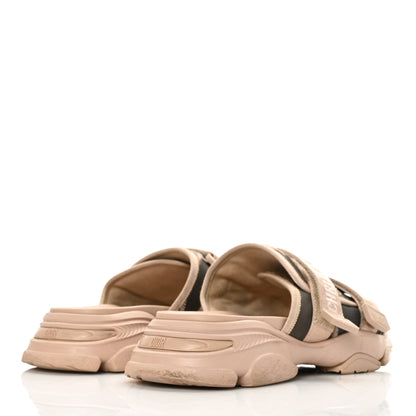 Christian Dior Technical Fabric D-Wander Slide Sandals 40 Beige 4 of 8